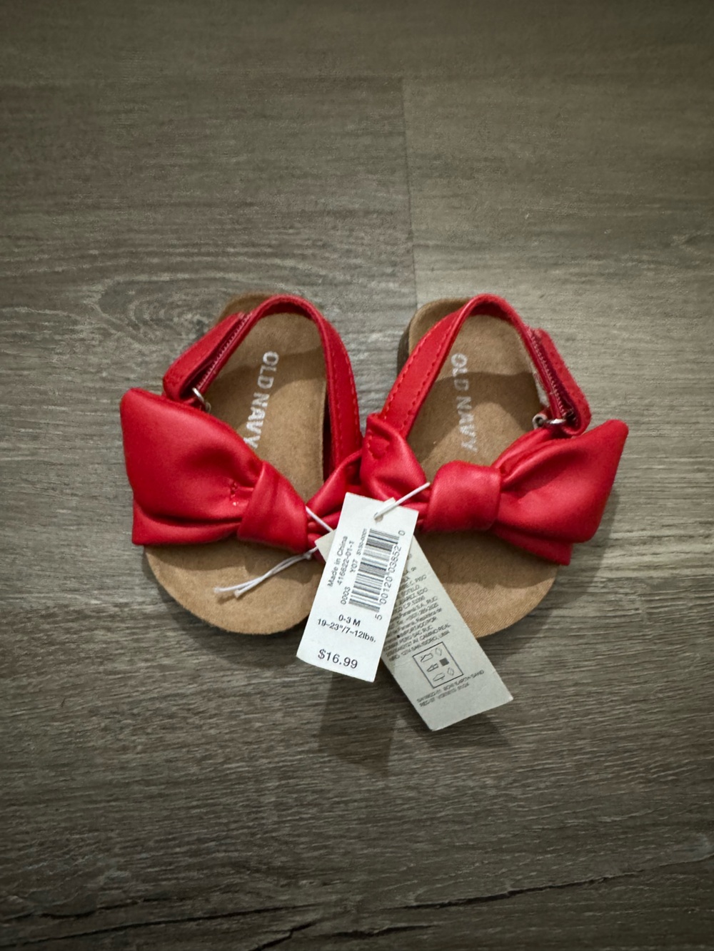 Red Bow Sandals